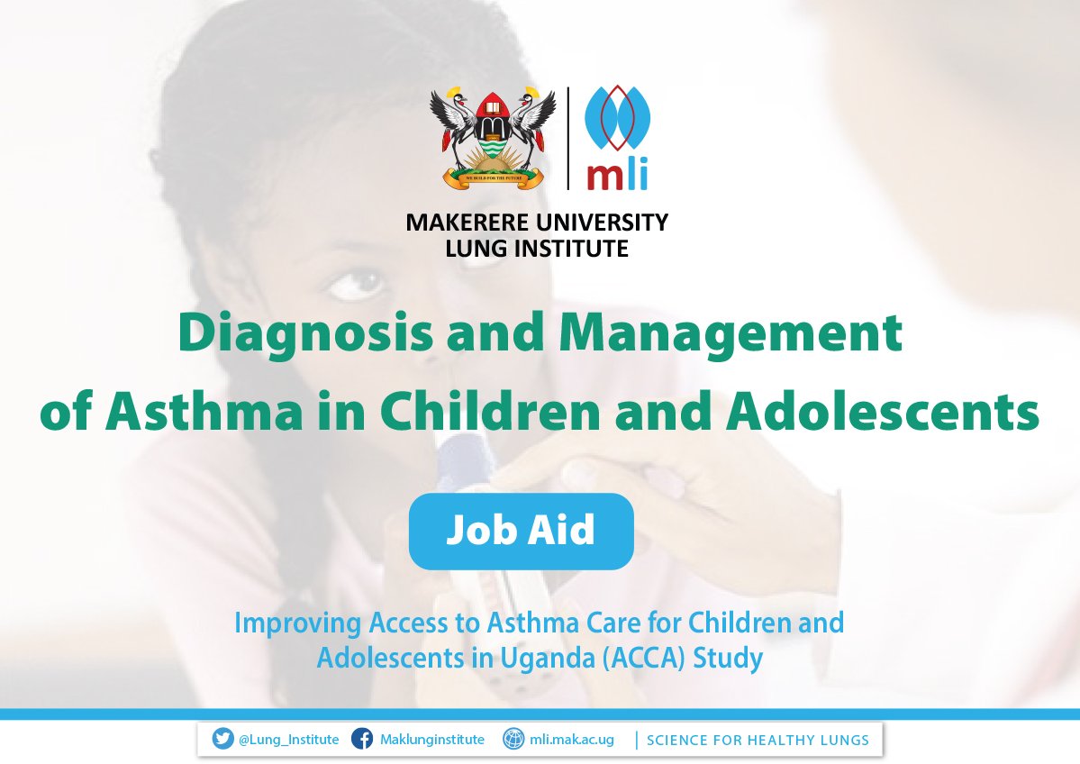 Asthma Job Aid cover page